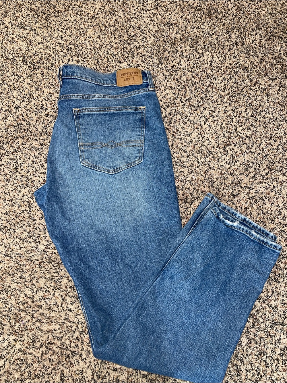 Levi's Denizen 216 Slim Men's Straight Blue Denim Jeans 36x32 | EUC